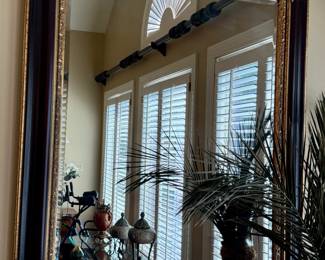 Black and Gold Wall Mirror