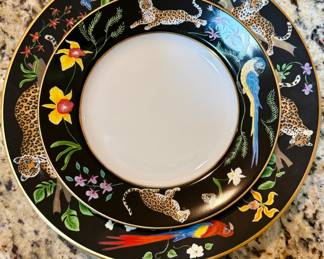 Lynn Chase "Jaguar Jungle" dishware