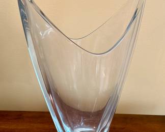Neptune Lead Crystal Flair Vase 14" - Mikasa