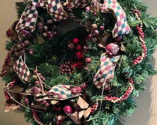 Large holiday wreath