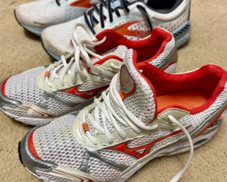 Brooks and Mizuno Athletic Shoes