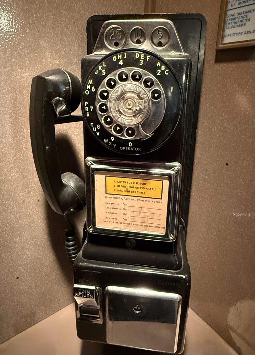 1950s Automatic Electric Company Rotary Payphone