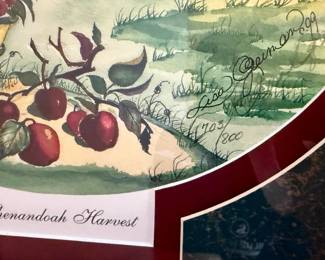 "Shenandoah Harvest" Framed, Matted and Signed by Lisa Geiman