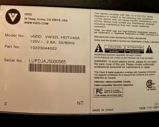 Vizio Television