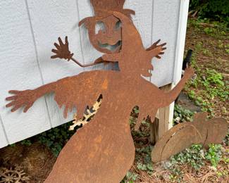 Halloween Metal Yard Decor