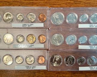 United States Mint Set Coins