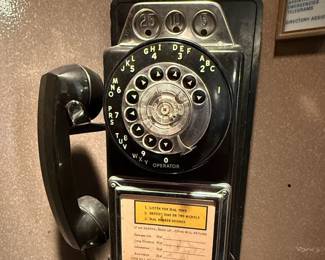 1950s Automatic Electric Company Rotary Payphone