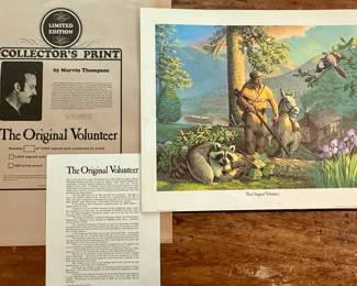The Original Volunteer Collector's Print by Marvin Thompson