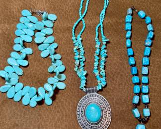 Assorted Turquoise Necklaces