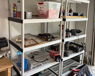 Assorted Tools and Shelves