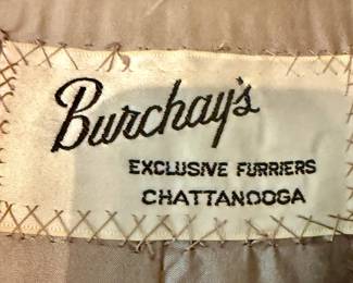 Burchay's Exclusive Furriers of Chattanooga Fur Coat