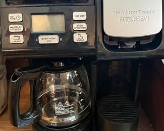 Hamilton Beach FlexBrew Trio Coffee Maker, Single Serve or 12 Cups