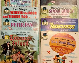 Disney Classics 24-page read along books with record