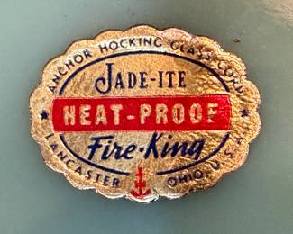 Jade-Ite Heat Proof Fire King Dishes