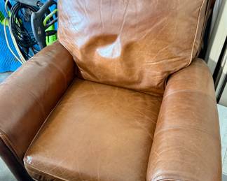 Distressed Leather Chair