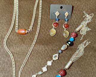 Necklace with Earrings