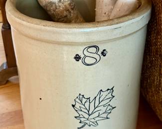 Eight Gallon Western Stoneware Crock