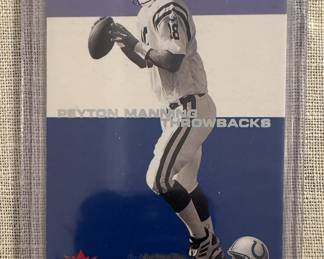 Peyton Manning Throwbacks Indianapolis Colts Card