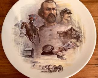 Limited Edition Standing Proud "A Tribute to the Confederacy Montage" Plate by Ben Hampton