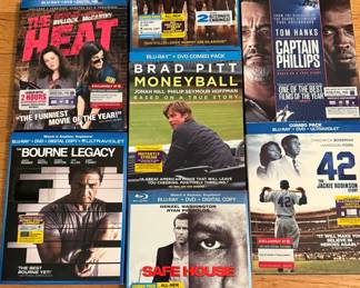 Assorted BlueRay DVDs