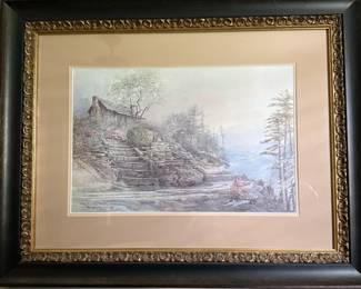 Ben Hampton "Appalachian Spring" signed, matted and framed print