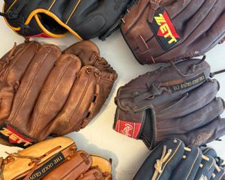 Assorted Baseball Gloves