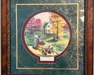 "Shenandoah Harvest" Framed, Matted and Signed by Lisa Geiman