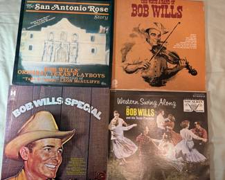 Assorted Record Albums - Bob Wills