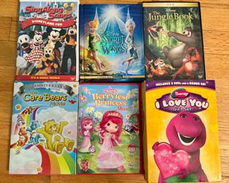 Assorted Children's DVDs