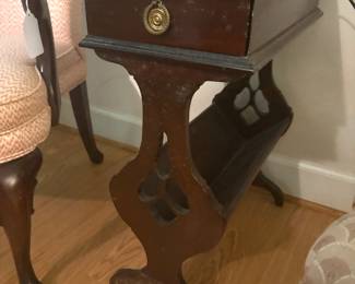 Vintage telephone table