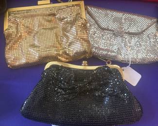 Shiny evening bags
