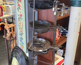cast iron pans!