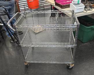 3 tier rolling cart