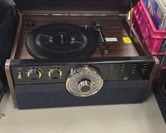 modern victrola record player