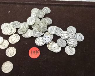 1930 Mercury dimes 90% silver