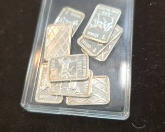 1 gram silver bars