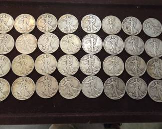 Walking Liberty Half Dollars 90% silver
