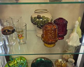 ferry jars and beer glasses