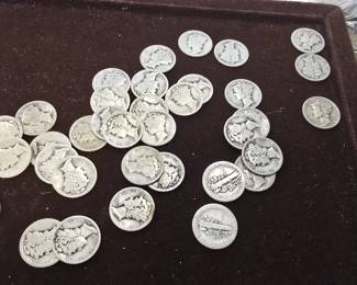 early mercury dimes 90% silver