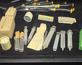 vintage military medical supplies