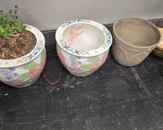 koi pond planters, and other planters