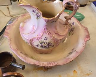 pitcher and bowl