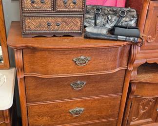 Vintage oak chest of drawers and more