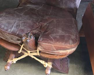 vintage camel saddle