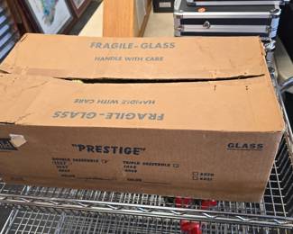 Prestige/ fire king Mid century chaffing dish NEW OLD STOCK comes with original box, awesome find