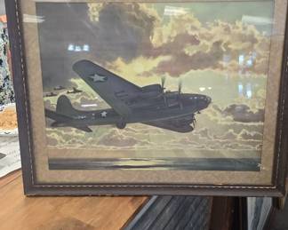 b17 bomber the flying fortress print with crews autographs awesome piece autographs are real. 