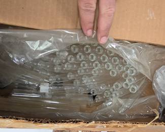 glass test tubes with tops