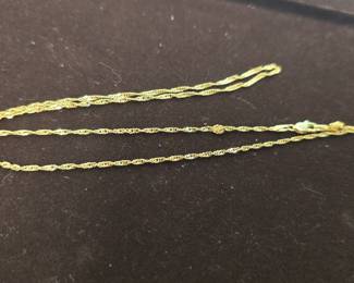 14k gold necklace