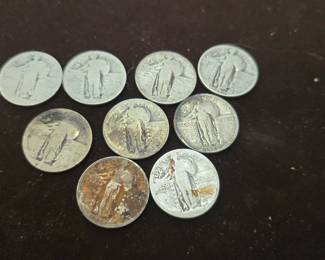 sstanding liberty quarters 90% silver