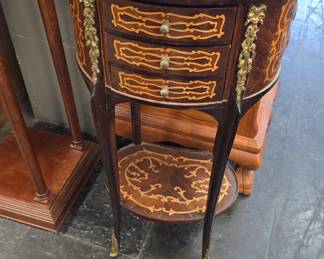 French Marquetry side table